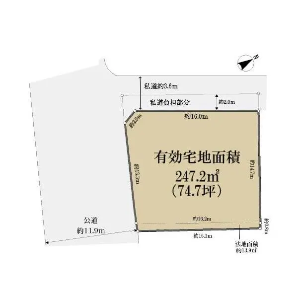 西宮市苦楽園一番町 間取図