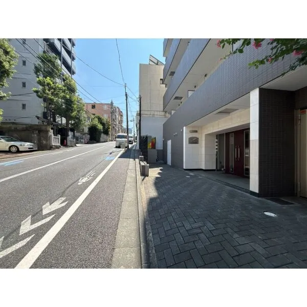 プレール・ドゥーク高輪 前面道路