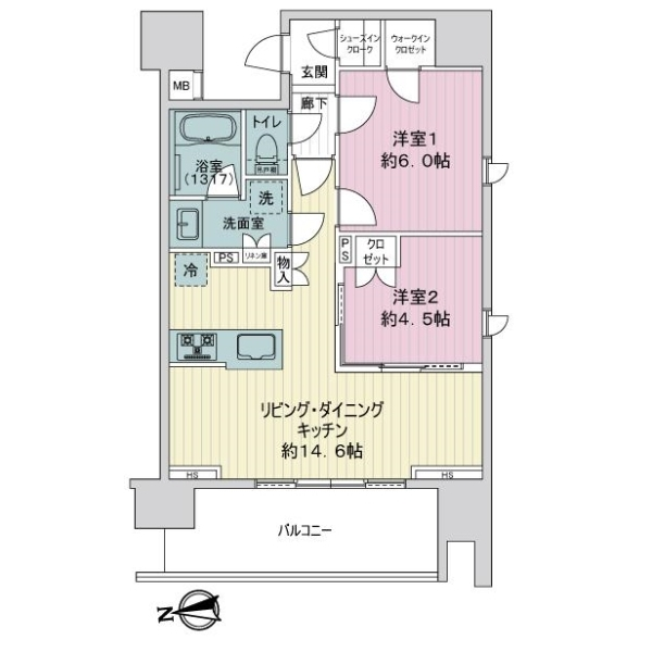 オープンレジデンシア上前津 間取図