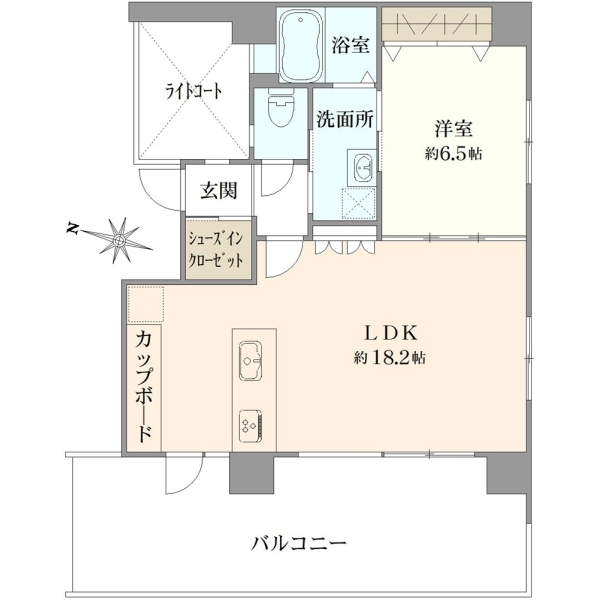 朝日サテライト原宿 間取図