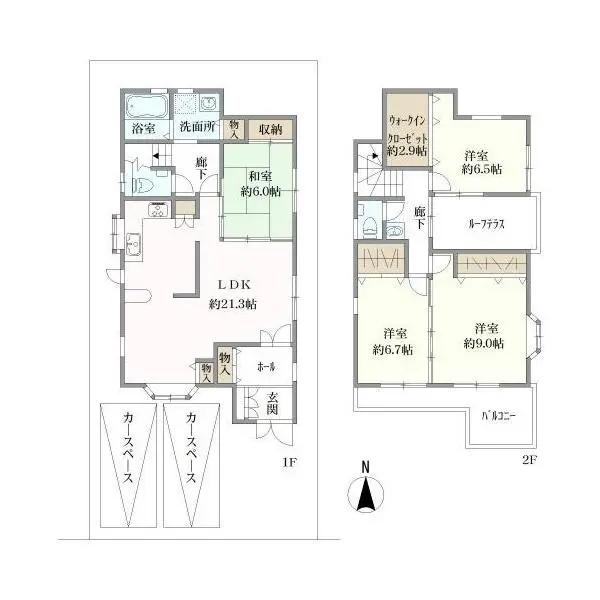 高槻市天王町 間取図