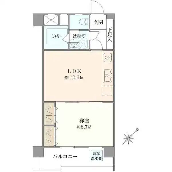 薬王寺ニューハイツ 間取図