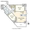 パークリュクス市谷薬王寺 間取図