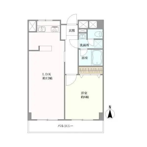 チサンマンション栄リバーパーク 間取図