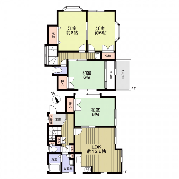さいたま市桜区栄和１丁目 間取図