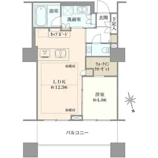パークコート麻布十番ザ・タワー 間取図