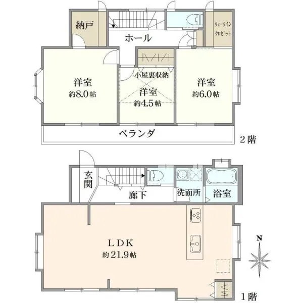 西東京市泉町４丁目 間取図