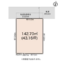 横浜市南区永田北３丁目 区画図
