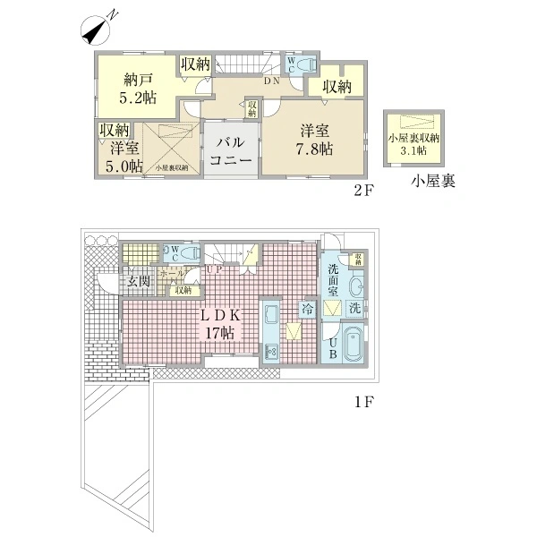 千葉市花見川区幕張本郷５丁目 間取図