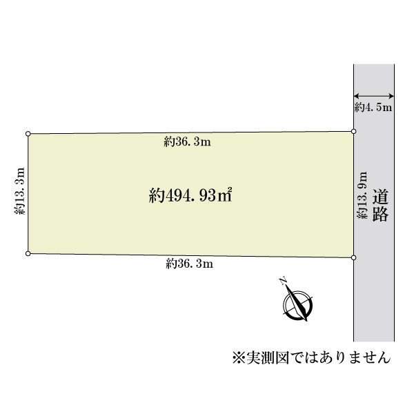 藤沢市鵠沼松が岡４丁目 区画図