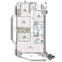 夕陽ヶ丘リバーガーデン 間取図