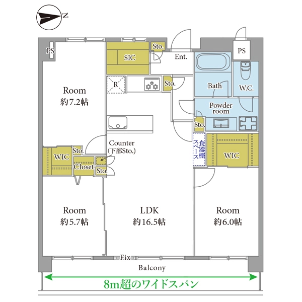 メゾン三鷹 間取図