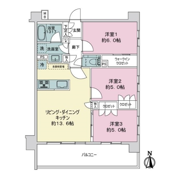 プレシス朝霞 間取図