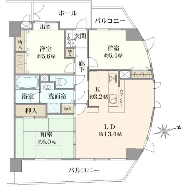 ハイホーム小平 間取図