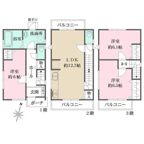 神戸市灘区上野通２丁目 間取図