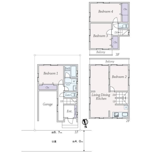 大田区仲六郷２丁目 間取図