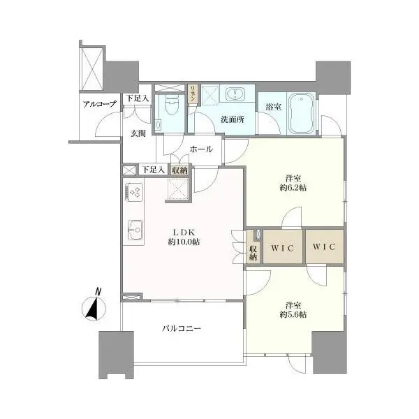 ライオンズ練馬アートレジデンス 間取図