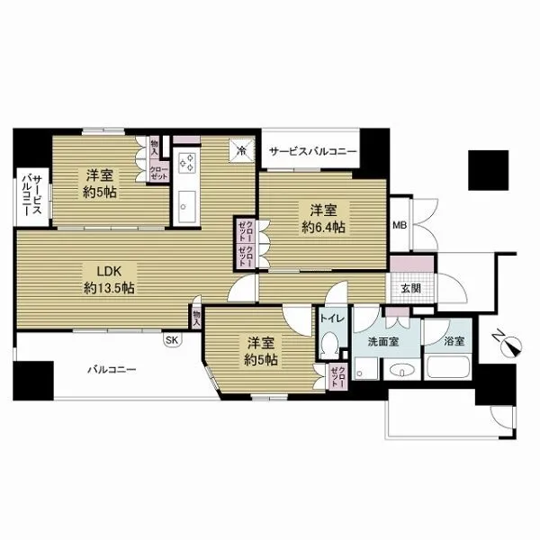 ローレルスクエア守口 間取図