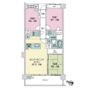 ライオンズ蘇我フォレストマークス 間取図