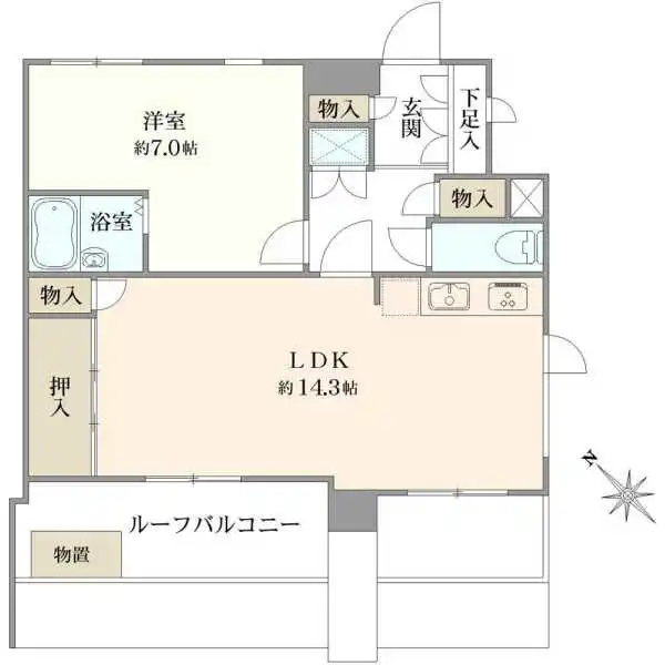 サージュ赤坂 間取図