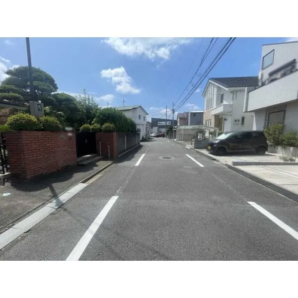 調布市多摩川6丁目 前面道路:西側公道