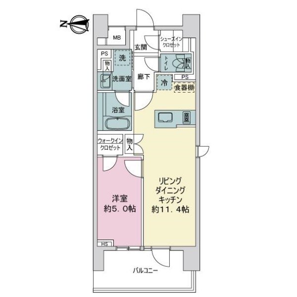 オープンレジデンシア名古屋菊井通 間取図