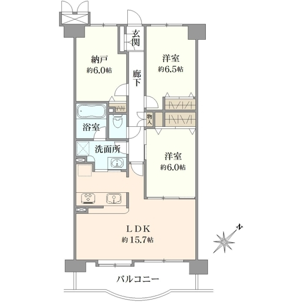 エクセル西千葉 間取図