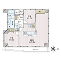 リーベスト夙川 間取図