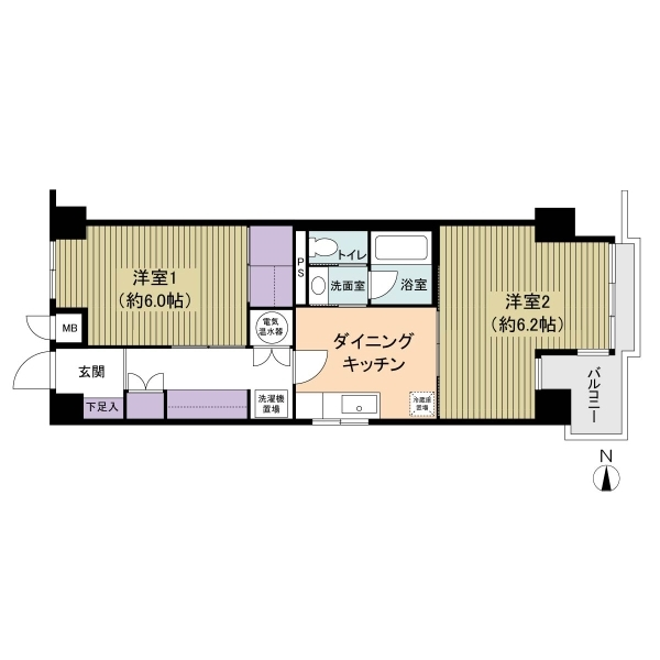 ライオンズマンション亀戸 間取図