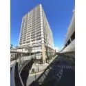 プラウドシティ蒲田 【外観】エントランスと駅を繋ぐ屋根付きアプローチで雨の日も快適に通勤・通学が可能です！