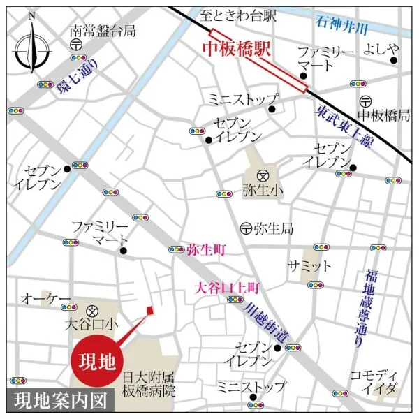 板橋区大谷口北町 間取図