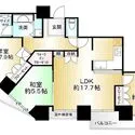 夕陽丘イクス 間取図