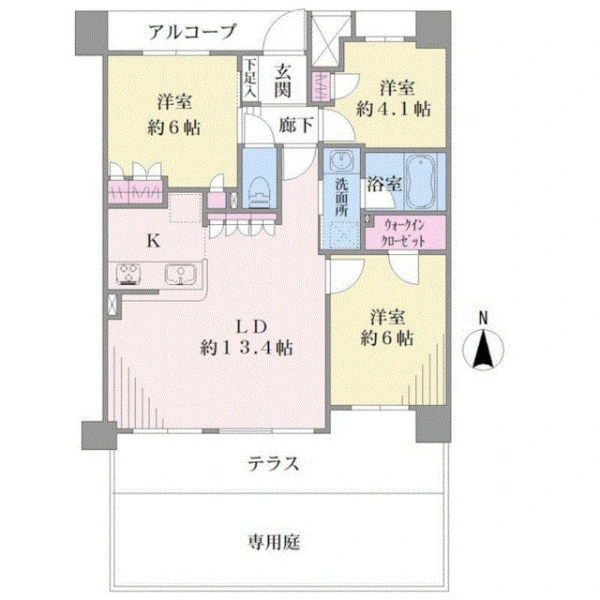 ナイスエスアリーナ横濱鶴見 間取図