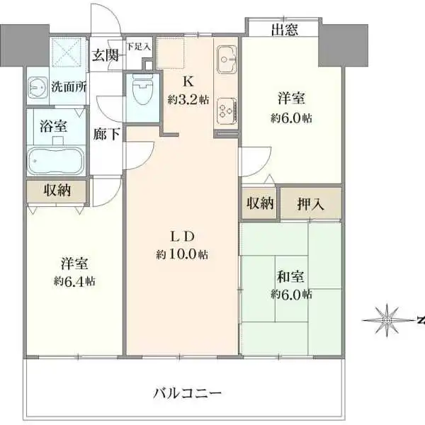 クレアメゾン八王子 間取図