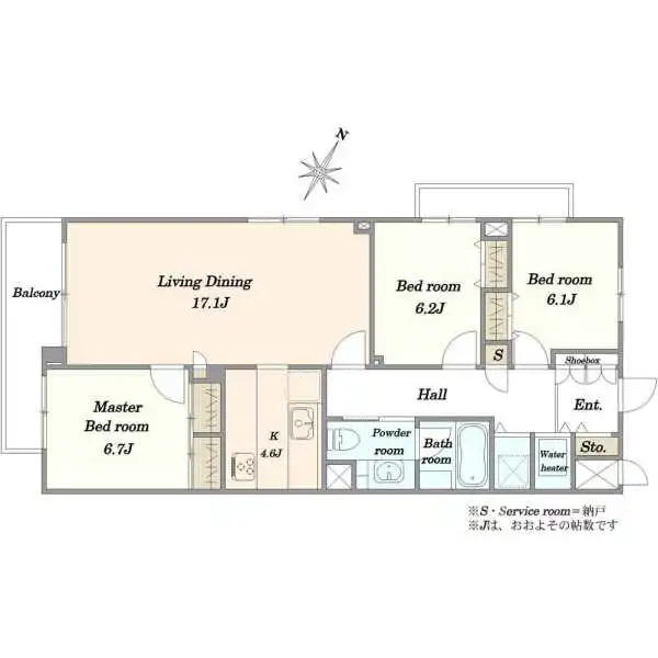 ペアシティ花房山 間取図