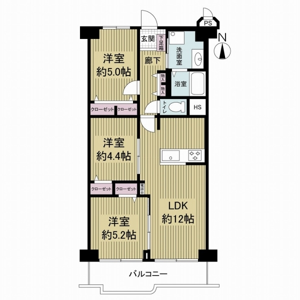 イトーピア鶴見 間取図