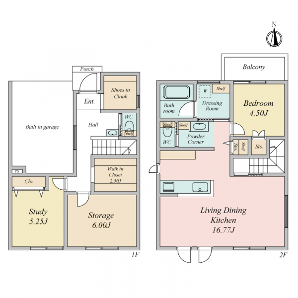 高槻市栄町４丁目 間取図