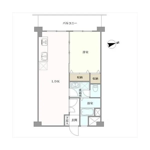 南青ハイツ 間取図