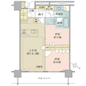 ブリリアザタワー東京八重洲アベニュー 間取図
