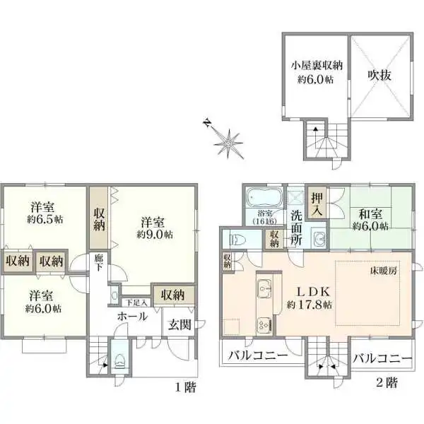 練馬区東大泉４丁目 間取図