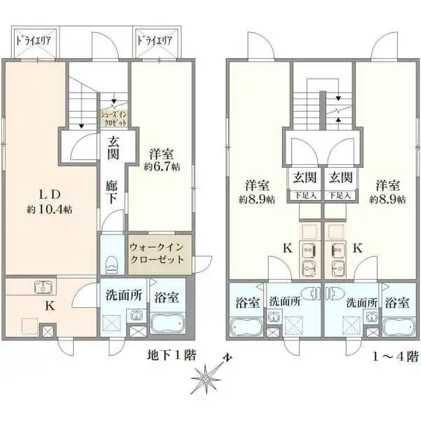 スタシア横浜鶴見 間取図
