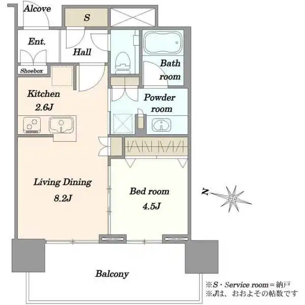 プラウドタワー目黒MARC 間取図