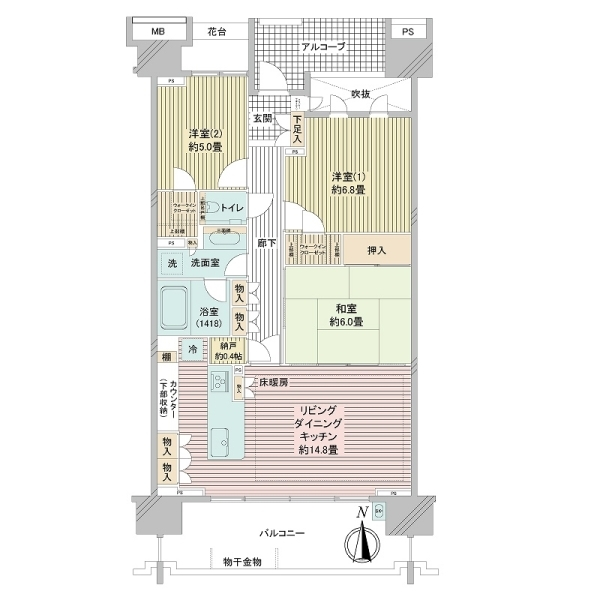 グランドメゾン杉並シーズン６ 間取図
