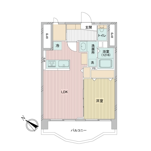クレールメゾン品川 間取図