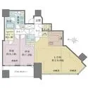 パークコート渋谷ザタワー 間取図(平面図)