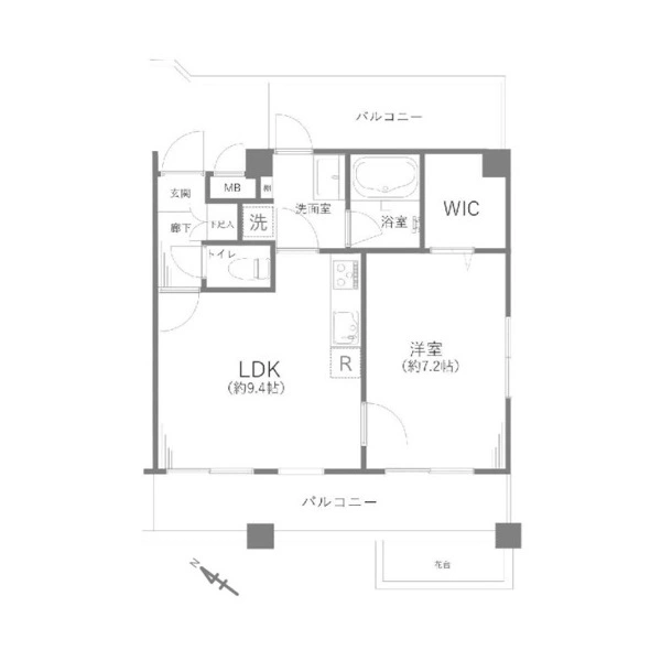 レクシオシティ高円寺 間取図