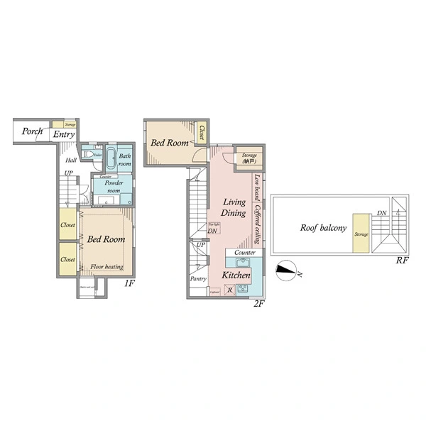 練馬区石神井町４丁目　コーポラティブハウス 間取図