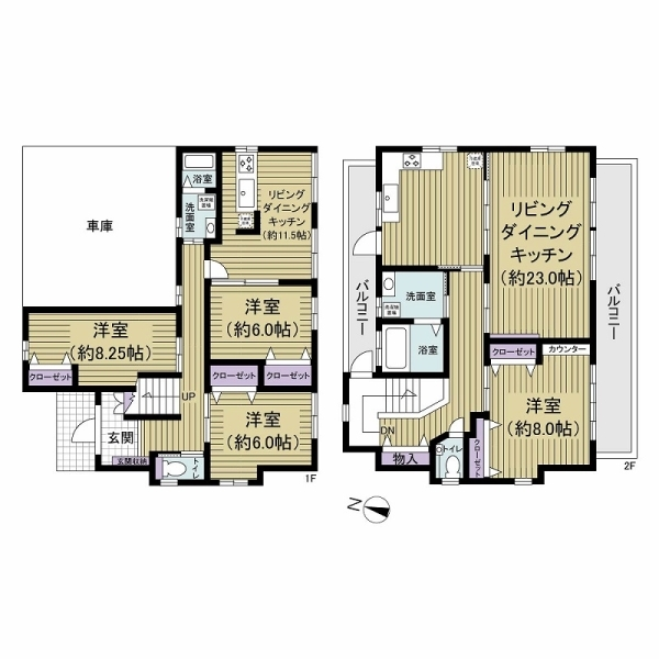 千葉市稲毛区小仲台２丁目 間取図