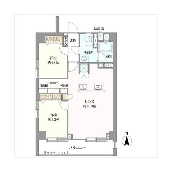 方南第一マンション 間取図