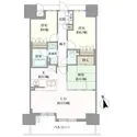 ＢＥＬＩＳＴＡ大津駅前 間取り図
